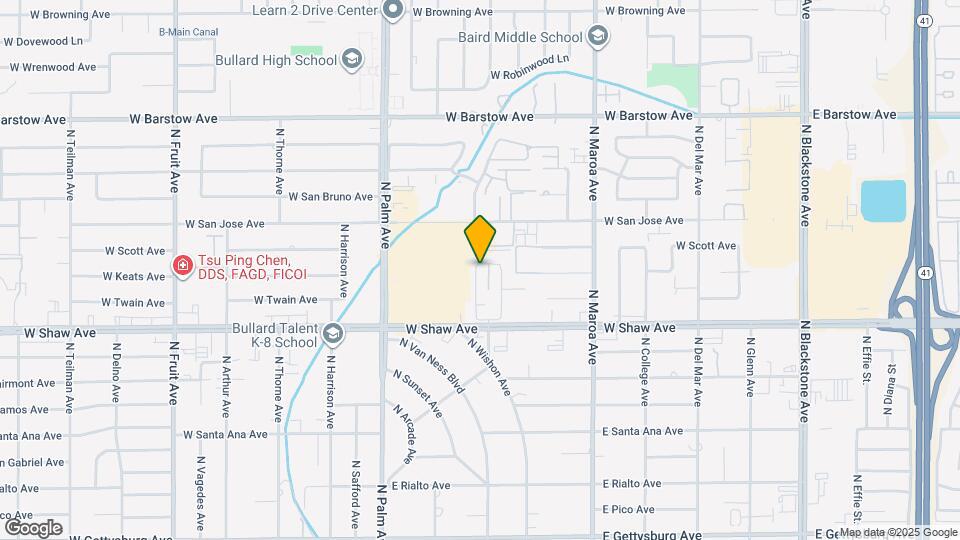 5090 N Roosevelt Ave Map and Location Details