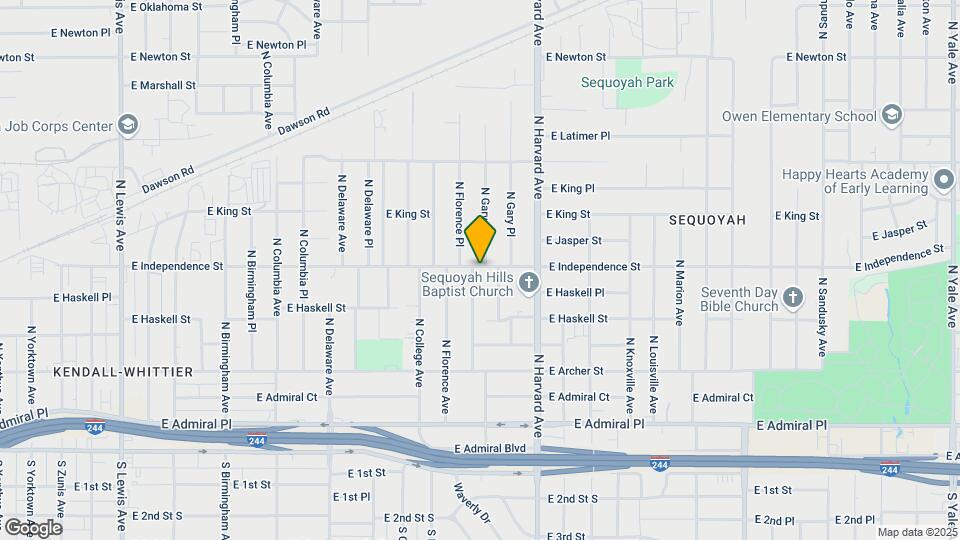 749 N Florence Pl Map and Location Details