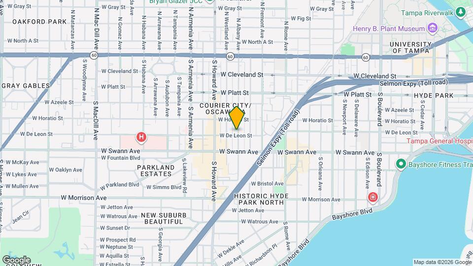 2101 W De Leon St Map and Location Details