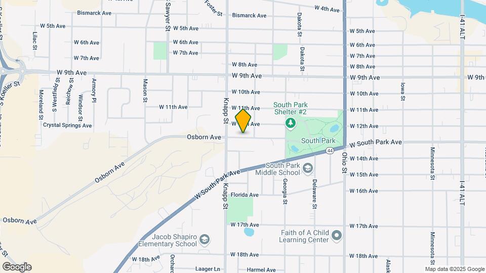 918 Osborn Ave Map and Location Details