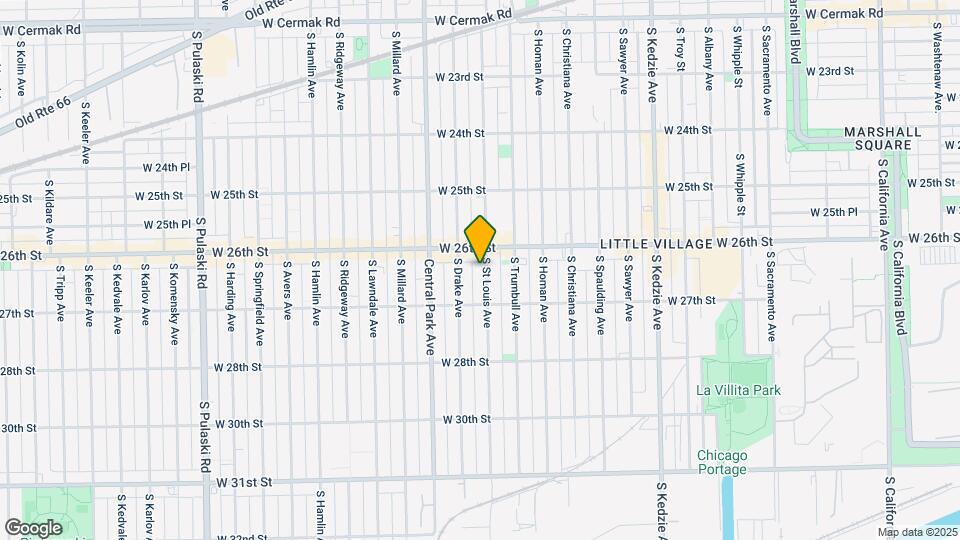2622 S St Louis Ave Map and Location Details