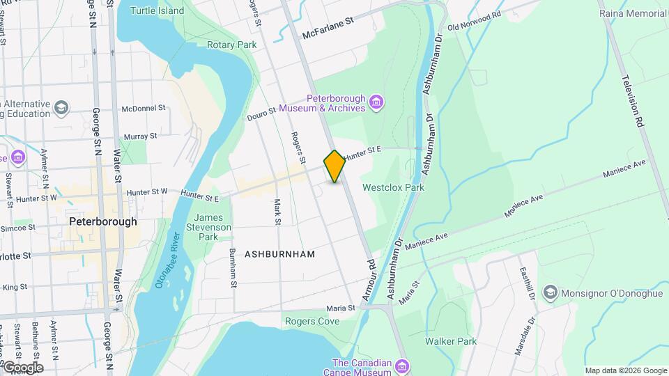 175 Hunter St E Map and Location Details