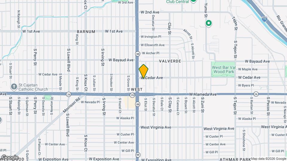 209 S Eliot St Map and Location Details