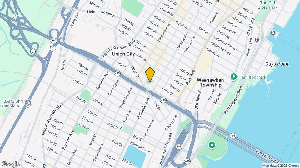 315-317 33rd St Map and Location Details