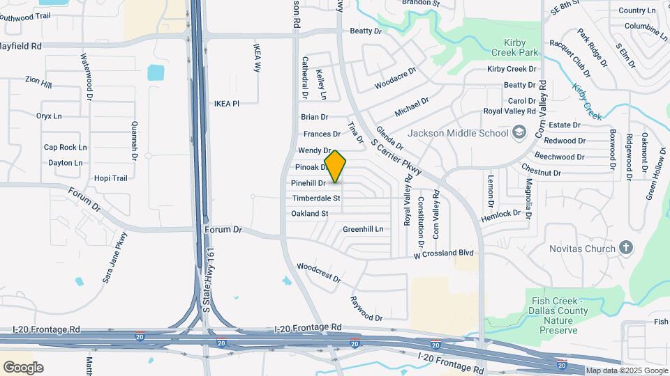 805 Pinehill Ln Map and Location Details