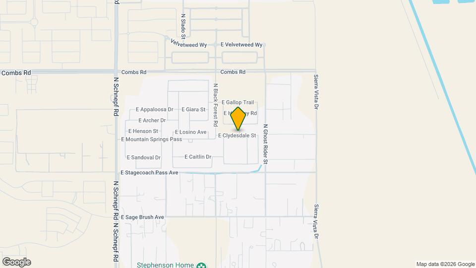 4470 E Clydesdale St Map and Location Details