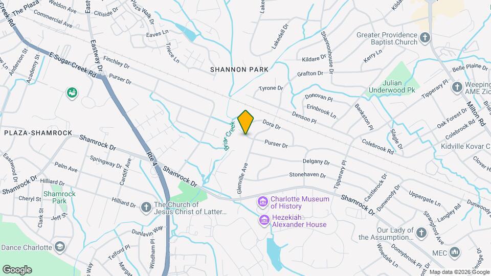 Room in House on Purser Dr Mapa y Detalles de la Ubicación