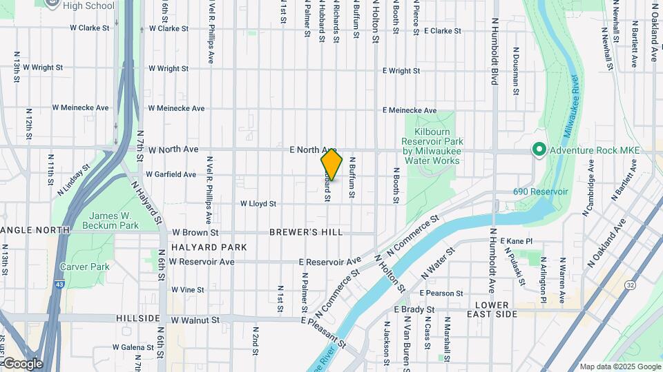 2138 N Hubbard St Map and Location Details