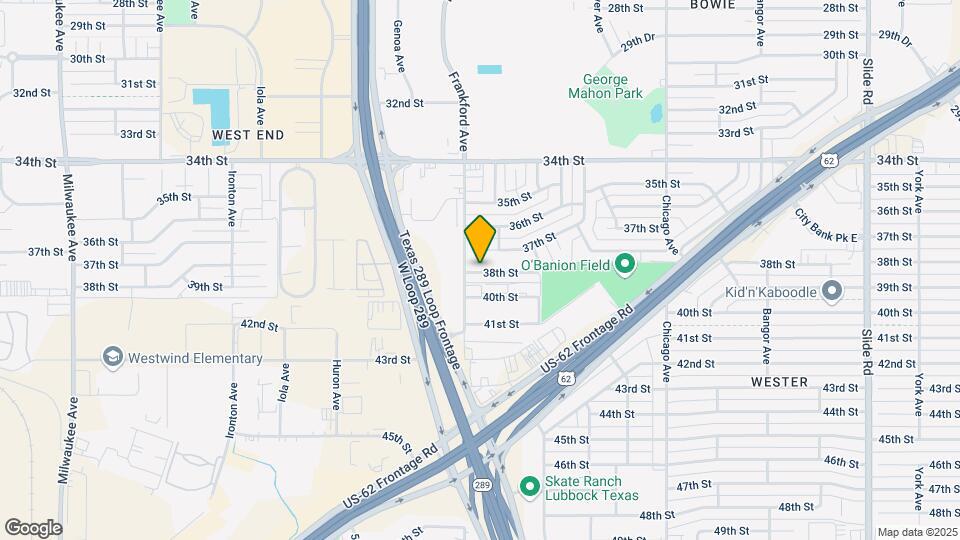 5756 38th St Map and Location Details