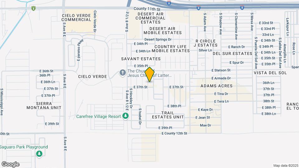 3673 S Desert Air Dr Map and Location Details