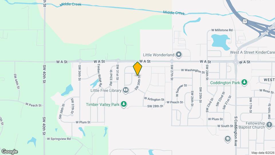 1621 SW 30th St Map and Location Details