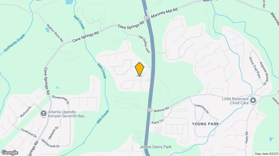 5324 Brickleberry Way Mapa y Detalles de la Ubicación