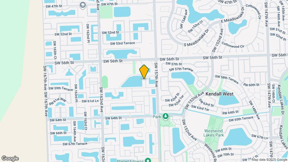5950 SW 157th Pl Map and Location Details