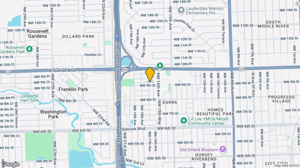 900 NW 17th Ave Map and Location Details