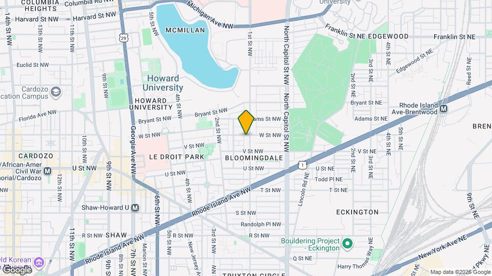 2128 1st St NW Map and Location Details
