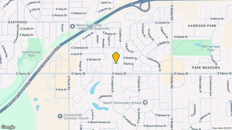 8736 E Harry Ct Map and Location Details
