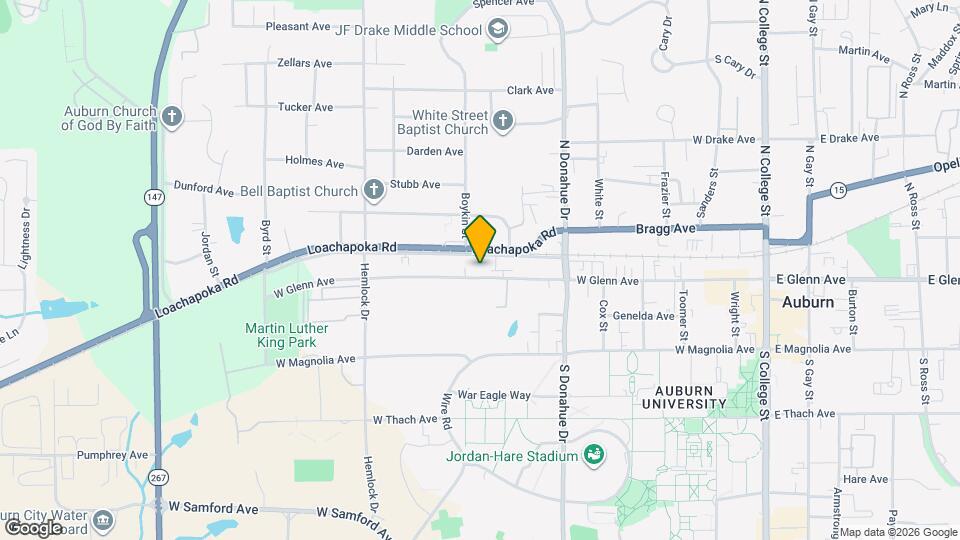 634 W Glenn Ave Map and Location Details