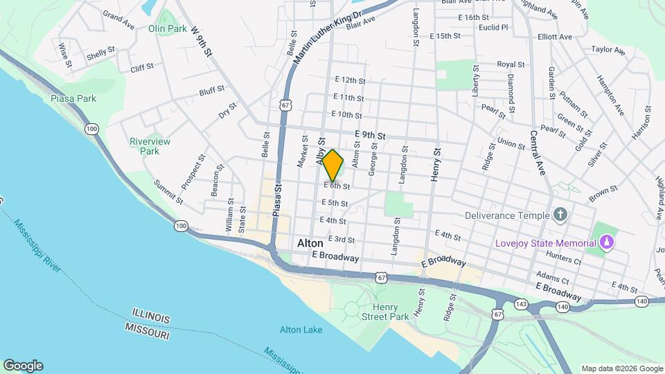 534 Easton St Map and Location Details