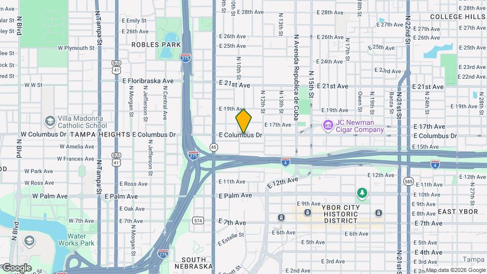 1003 E Columbus Dr Map and Location Details