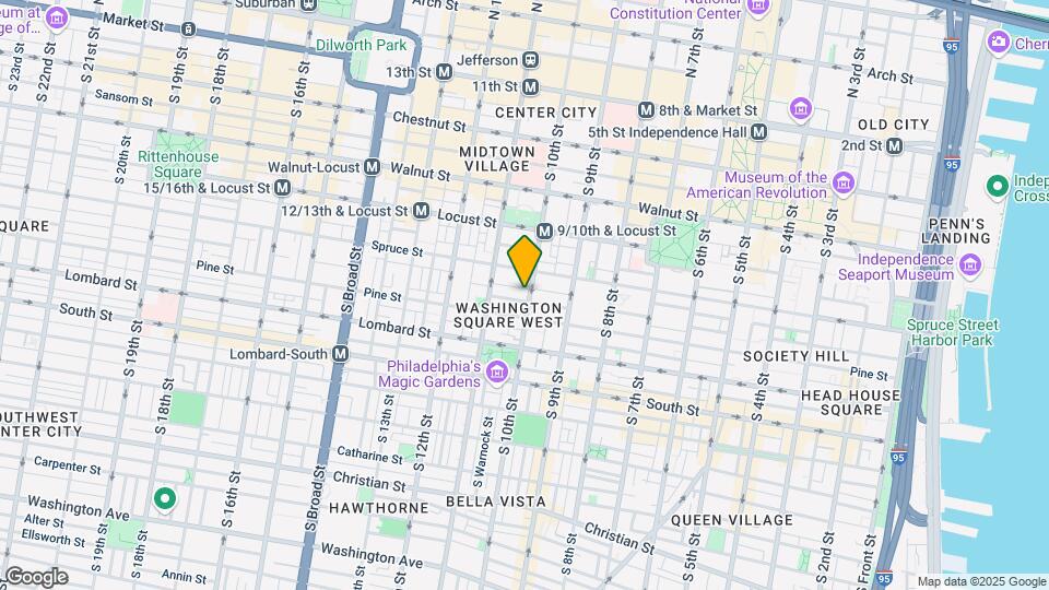 308 S 10th St Map and Location Details