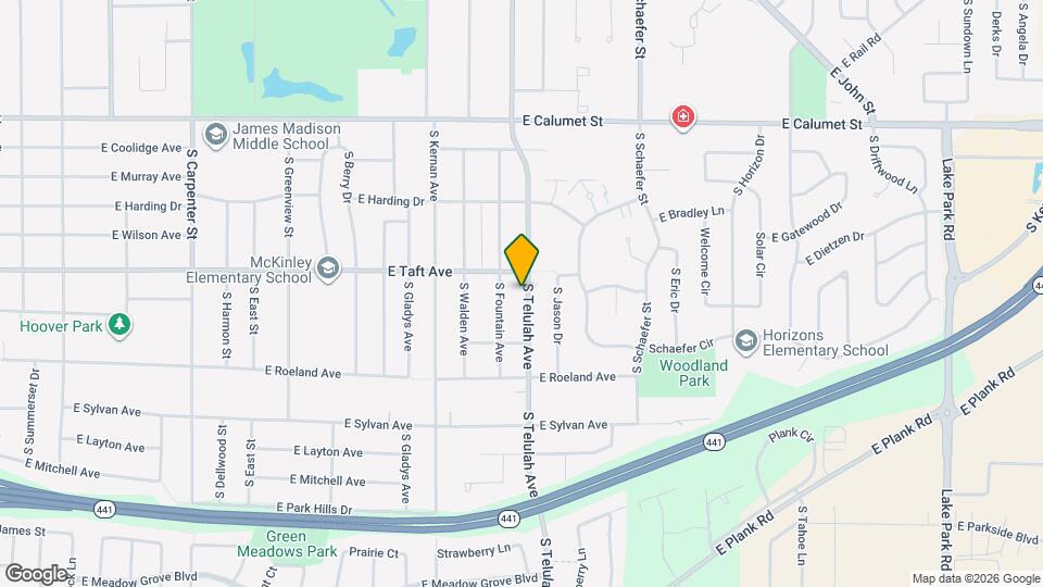 2519 S Telulah Ave Map and Location Details