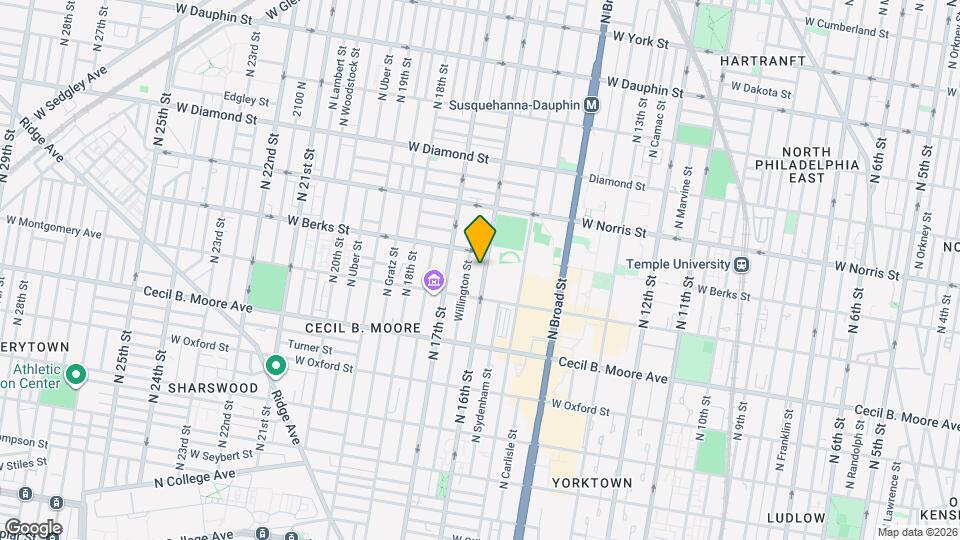 1830 N 16th St Map and Location Details