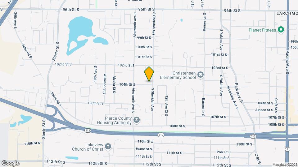 1405 104th St S Map and Location Details