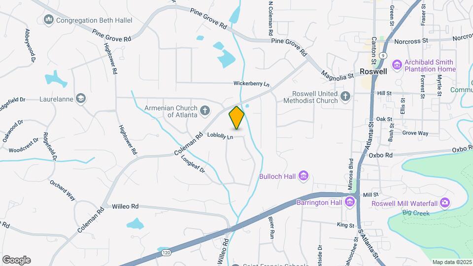 9775 Loblolly Ln Map and Location Details