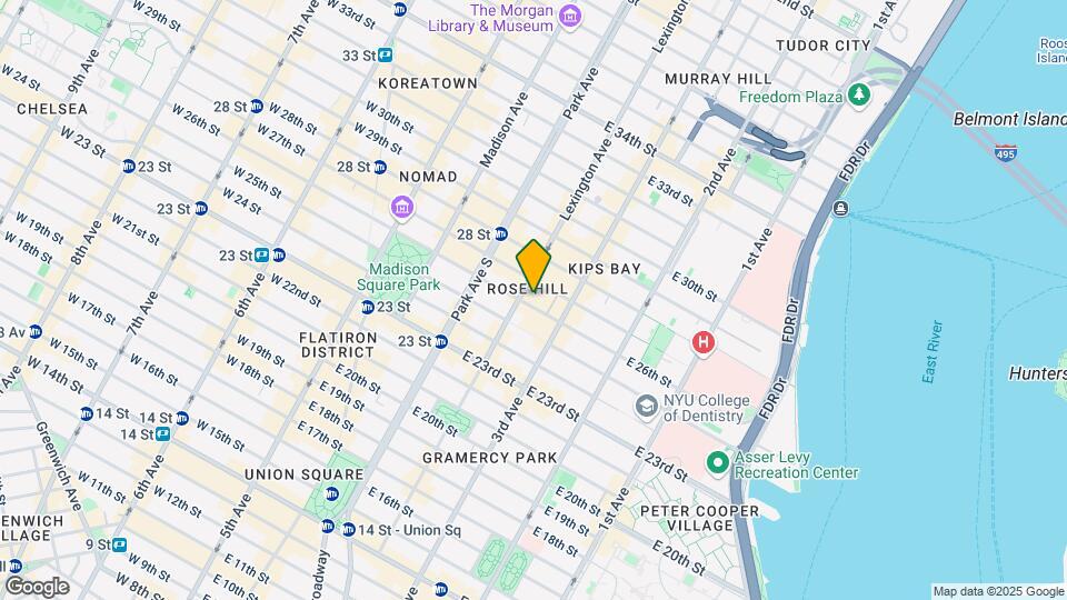 137 E 26th St Mapa y Detalles de la Ubicación