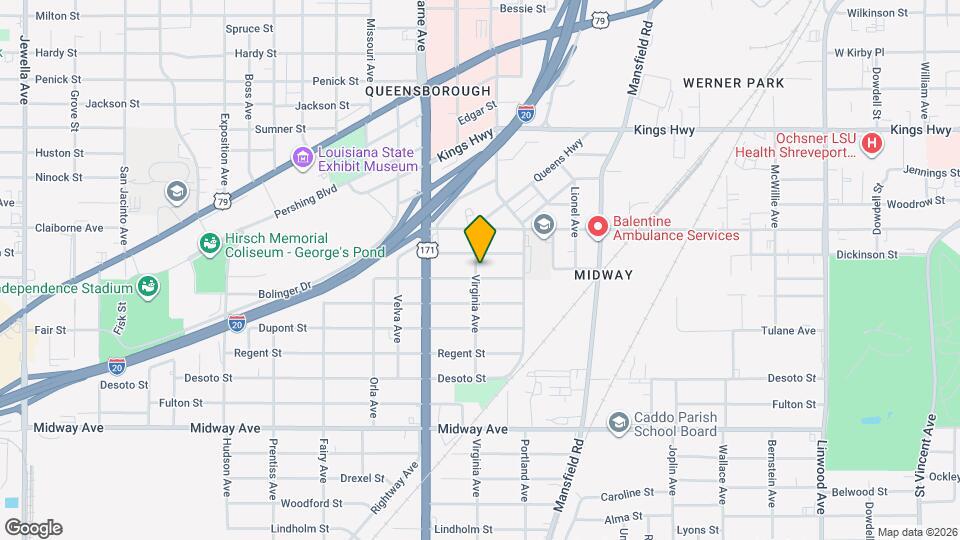 2560 Emery St Map and Location Details