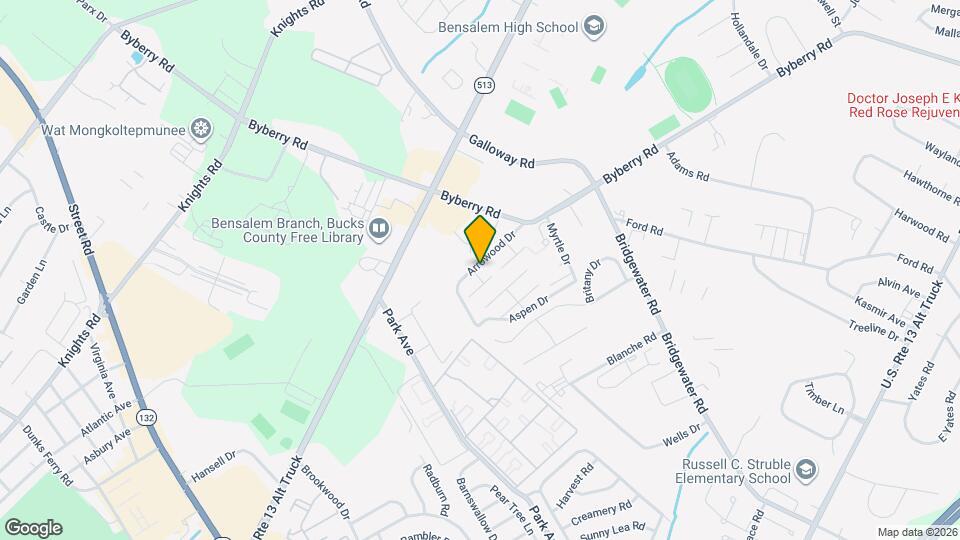 1940 Arrowood Dr Map and Location Details