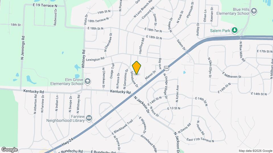 18618 Shoshone Ct Map and Location Details