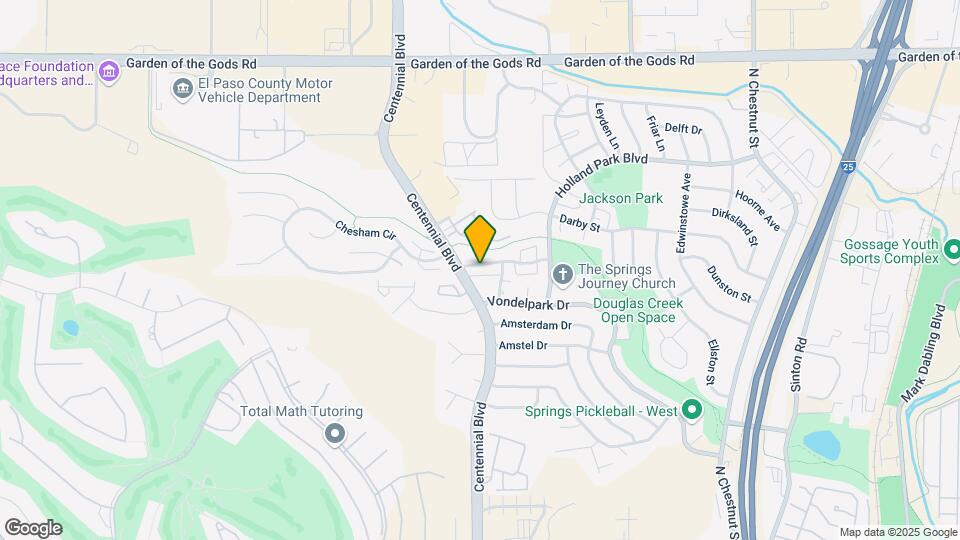 1105 Holli Springs Ln Map and Location Details