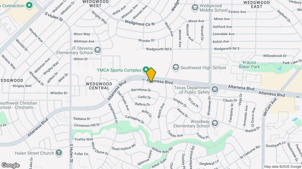 4227 Altamesa Blvd Map and Location Details