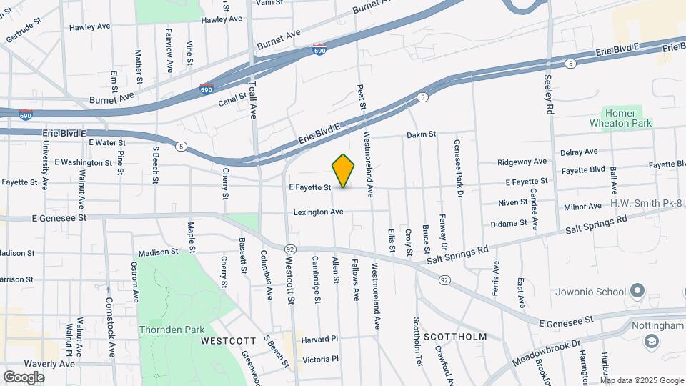 1918 E Fayette St, Unit 2 Map and Location Details