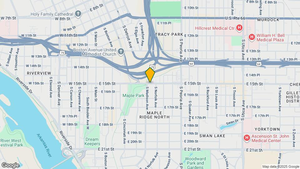 1501 S Madison Ave Map and Location Details