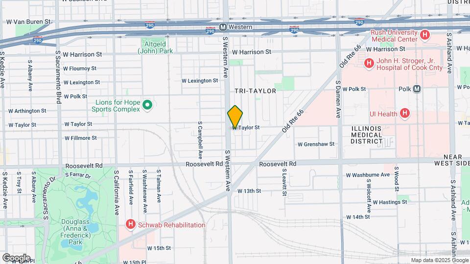 2347 W Taylor St Map and Location Details