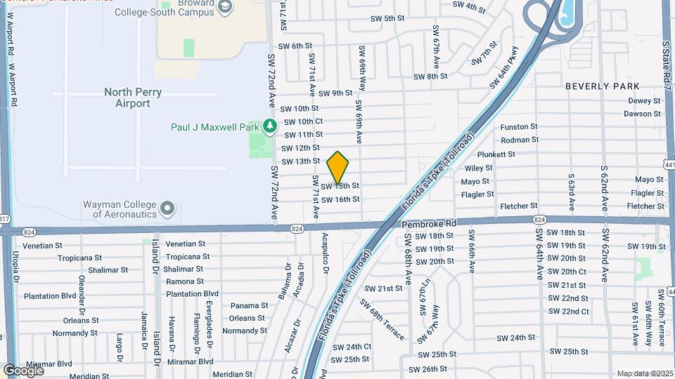 6960 SW 15th St Mapa y Detalles de la Ubicación