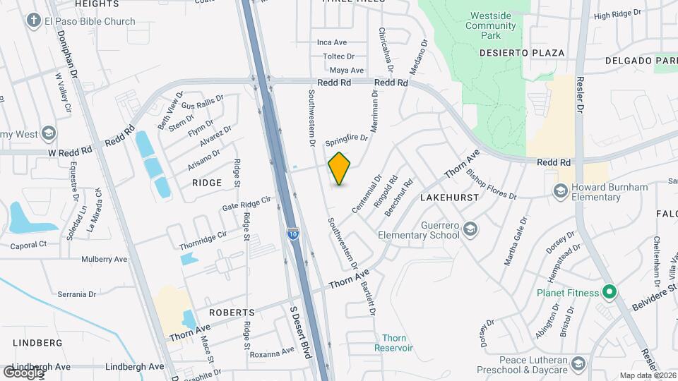 704 Springfire Dr Map and Location Details