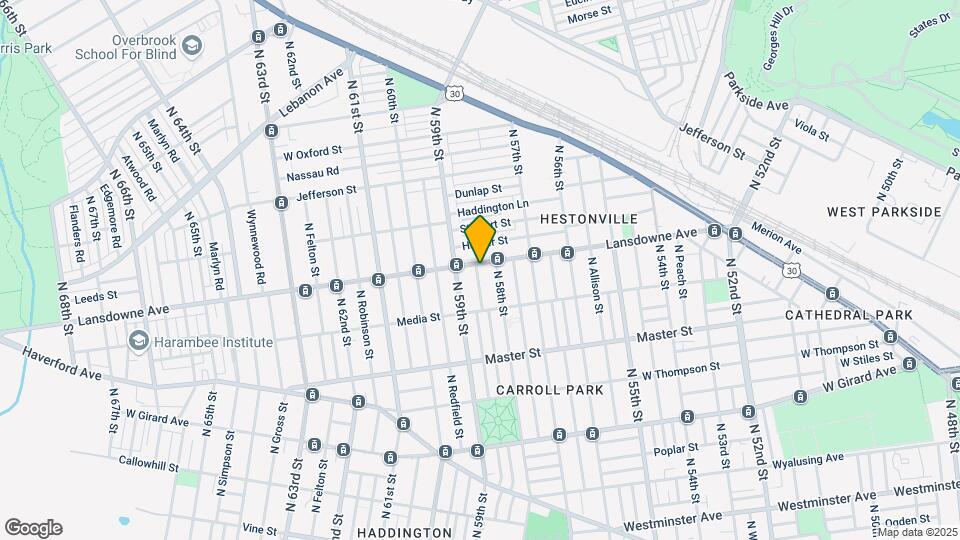 5820 Lansdowne Ave, Unit 1-2D Map and Location Details