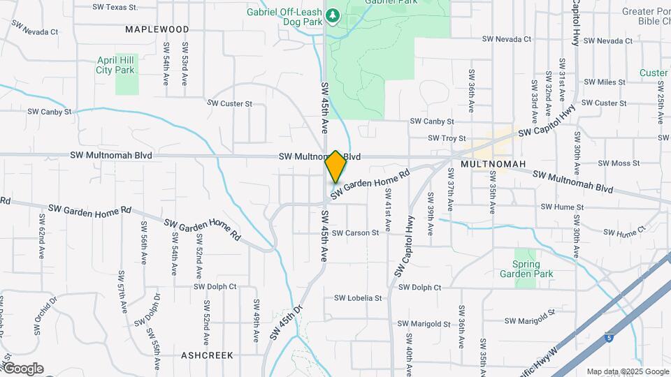 4449-4449 SW Garden Home Rd Map and Location Details