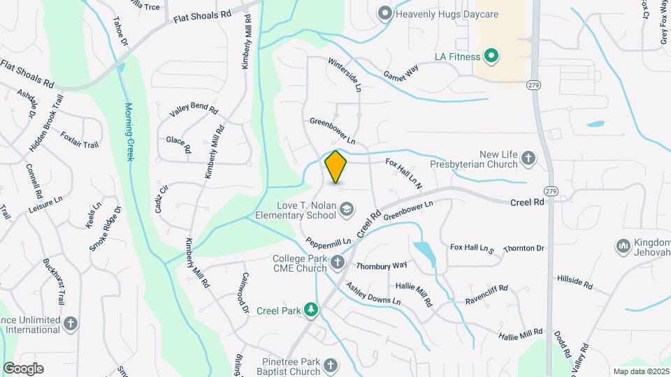 2845 Greenbower Ct, Unit Unit1Downstairs Map and Location Details