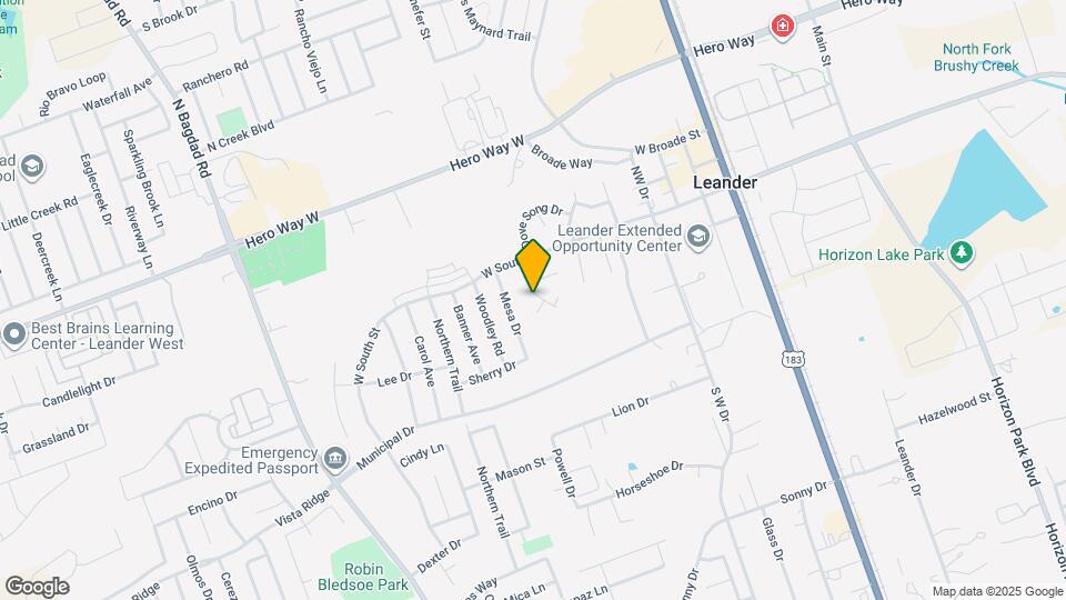 205 Bluebonnet Tr Map and Location Details