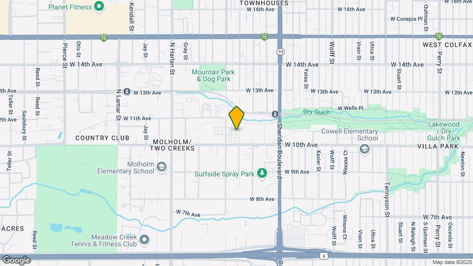 1051 Chase St Map and Location Details