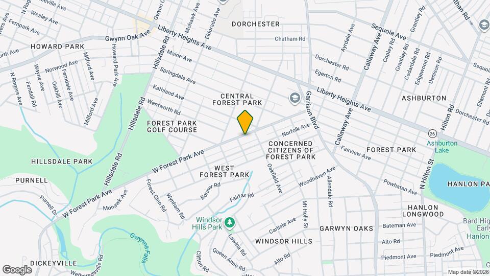 4113 W Forest Park Ave Mapa y Detalles de la Ubicación