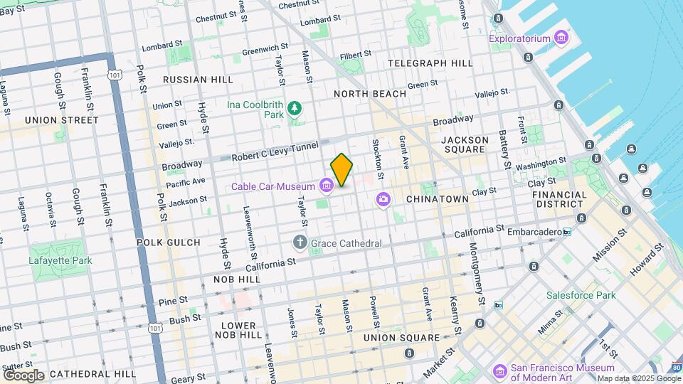 1050 Washington St Map and Location Details