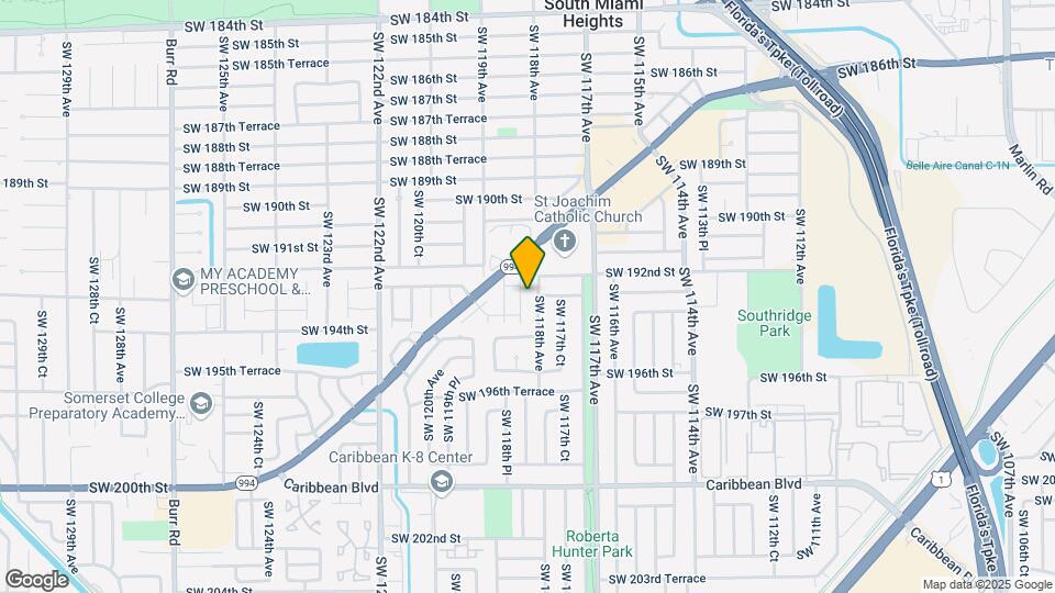 19261 SW 118th Ct Map and Location Details