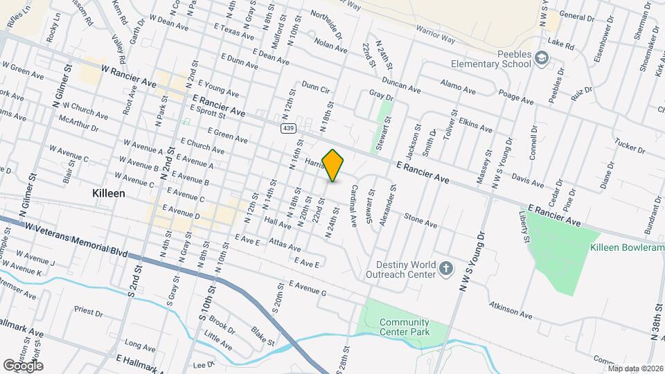 1106 Brewster Ave Map and Location Details