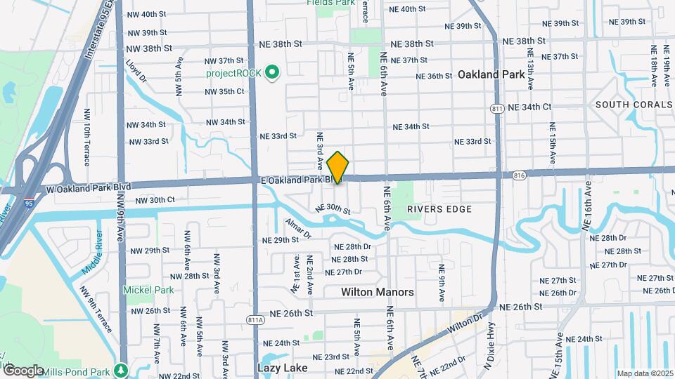 3060 NE 4th Ave Map and Location Details