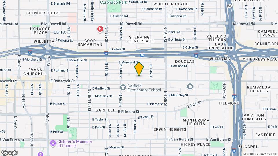 Roosevelt Apartments Mapa y Detalles de la Ubicación